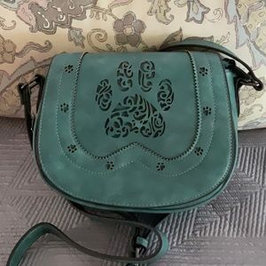 Animal Rescue Blue/Green Saddleback Crossbody